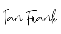 Zdjęcie przedstawia podpis Jana Franka.